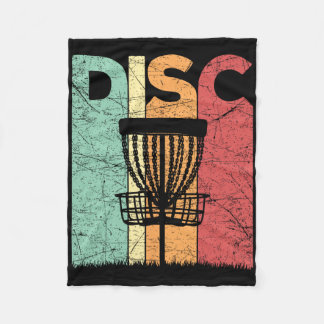 Couverture Polaire Lecteur de golf de disque Vintage Frolf Retro