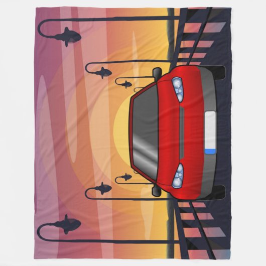 Couverture Polaire Lecteur Sunset (Devant)