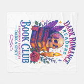 Couverture Polaire Lecteurs de romance sombre... (Devant (Horizontal))