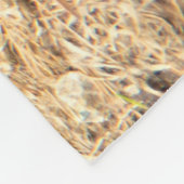 Couverture Polaire L'écureuil mignon mange une photo de noix (Coin)