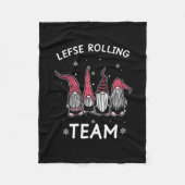 Couverture Polaire Lefse Rolling Team God Jul Gnome Dons Noël P (Devant)