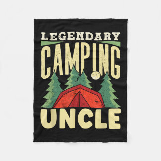Couverture Polaire Legendary Camping Uncle Campfire Camp Camper Camps