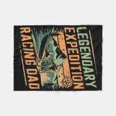 Couverture Polaire Legendary Expedition Racing Dad Mountain Biking Pa (Devant (Horizontal))