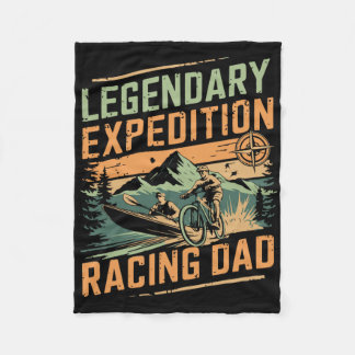 Couverture Polaire Legendary Expedition Racing Dad Mountain Biking Pa