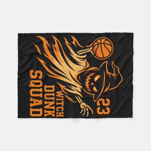 Couverture Polaire Legends Wear 23 Halloween Witch Dunk Squad Basketb (Devant (Horizontal))
