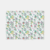 Couverture Polaire Léger joli motif floral été (Devant (Horizontal))