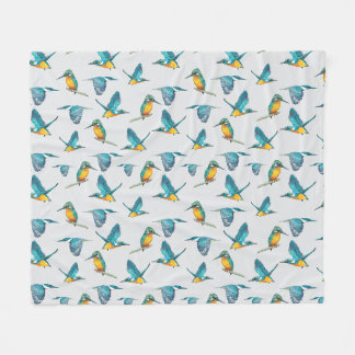 Couverture Polaire Leggings motif martin-pêcheur