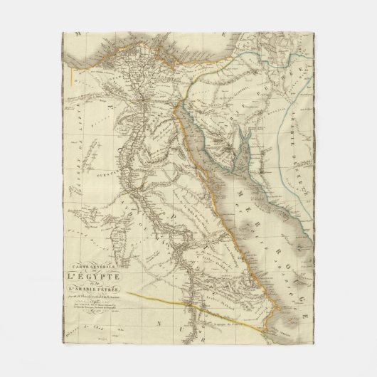 Couverture Polaire L'Egypte, Saoudien Petree (Devant)