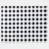 Couverture Polaire L'élevage de buffles noirs et blancs Coche-blanc (Devant (Horizontal))