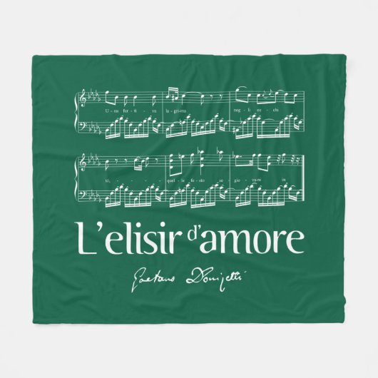 Couverture Polaire L'elisir d'amore 2 (Devant (Horizontal))