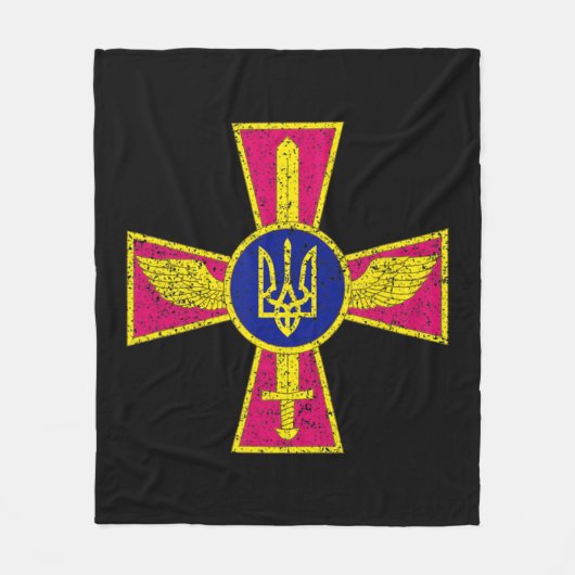 COUVERTURE POLAIRE L'EMBLÉMATIQUE DE LA FORCE AÉRIENNE UKRAINIENNE FO (Devant)