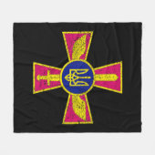 COUVERTURE POLAIRE L'EMBLÉMATIQUE DE LA FORCE AÉRIENNE UKRAINIENNE FO (Devant (Horizontal))