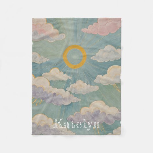 Couverture Polaire L'Embrace de Daybreak personnalisée (Devant)