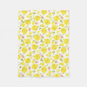 Couverture Polaire Lemon blanc de fraise (Devant)