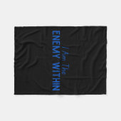 Couverture Polaire L'ennemi démocrate Kamala au sein de l'aile gauche (Devant (Horizontal))