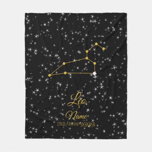 Couverture Polaire Leo Constellation (Devant)