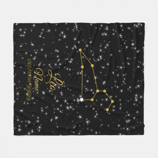 Couverture Polaire Leo Constellation (Devant (Horizontal))