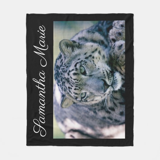 Couverture Polaire Leopard (Devant)
