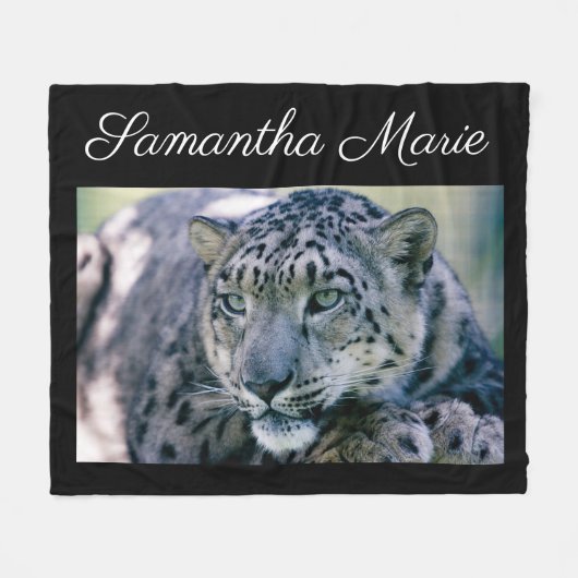 Couverture Polaire Leopard (Devant (Horizontal))