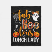 Couverture Polaire Leopard Fab Boo Lous Lunch Lady Matching Group Tee (Devant)