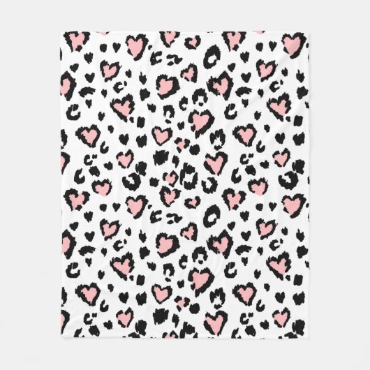 Couverture Polaire Leopard or jaguar seamless pattern, textured fashi (Devant)