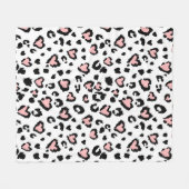 Couverture Polaire Leopard or jaguar seamless pattern, textured fashi (Devant (Horizontal))