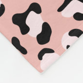 Couverture Polaire Léopard Print, Léopard Spots, Rose Léopard (Coin)