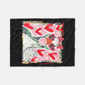 Couverture Polaire Leopard Valentine's Day Goose Cute Animal Couple M (Devant (Horizontal))