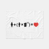 Couverture Polaire L'équation d'amour pour les hommes (Devant (Horizontal))