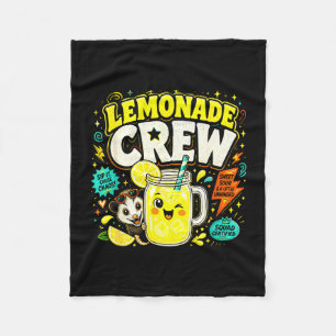 Couverture Polaire L'équipe de limonade drôle enfants mignons stand d