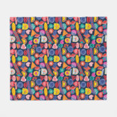 Couverture Polaire L'équipe du suicide | Harley Quinn Motif d'insigne (Devant (Horizontal))