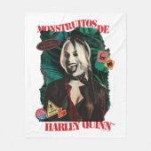 Couverture Polaire L'équipe du suicide | Harley Quinn Winking (Devant)