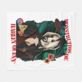 Couverture Polaire L'équipe du suicide | Harley Quinn Winking (Devant (Horizontal))