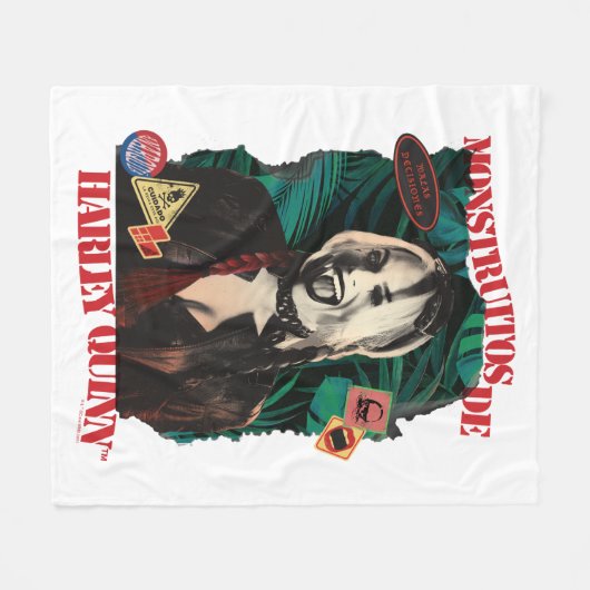 Couverture Polaire L'équipe du suicide | Harley Quinn Winking (Devant (Horizontal))