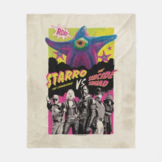 Couverture Polaire L'équipe du suicide | Starro Vs L'Équipe Suicide (Devant)