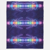 Couverture Polaire  Les 7 Chakras (Devant)