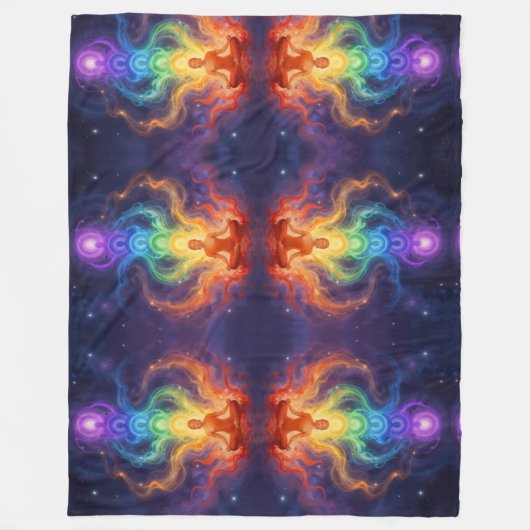 Couverture Polaire Les 7 Chakras (Devant)