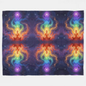 Couverture Polaire Les 7 Chakras (Devant (Horizontal))