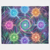Couverture Polaire Les 7 chakras (Devant (Horizontal))