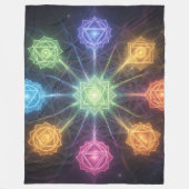 Couverture Polaire Les 7 Chakras (Devant)