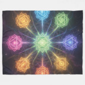 Couverture Polaire Les 7 Chakras (Devant (Horizontal))