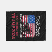 Couverture Polaire Les Agriculteurs Républicains Pour Trump 2024 Nous (Devant (Horizontal))