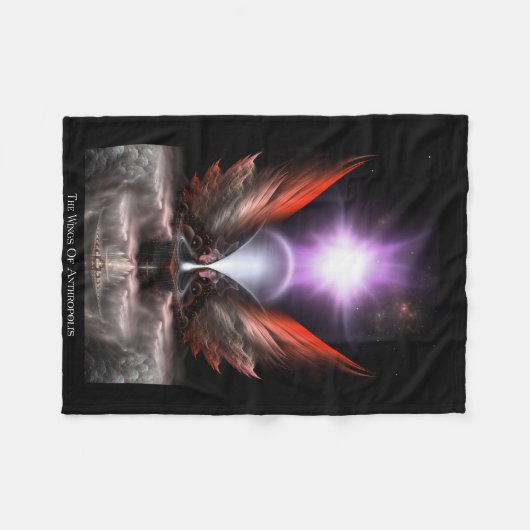 Couverture Polaire Les ailes de l'Anthropolis HC Fleece Blanket (Devant (Horizontal))