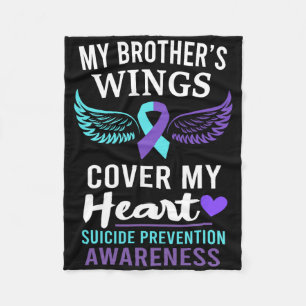 Couverture Polaire Les ailes de mon frère couvrent la sensibilisation
