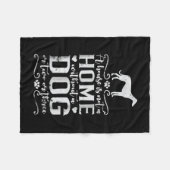 Couverture Polaire Les amateurs de petit whippet (Devant (Horizontal))