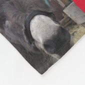 Couverture Polaire "Les ânes font de superbes Santas !" (Coin)