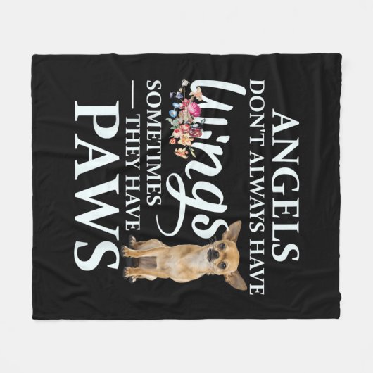 Couverture Polaire Les anges n'ont pas toujours d'ailes (Devant (Horizontal))