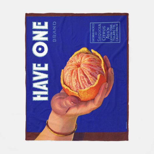 Couverture Polaire Les années 1940 ont une plaque étiquette orange (Devant)