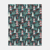 Couverture Polaire Les arbres de Noël. (Devant)