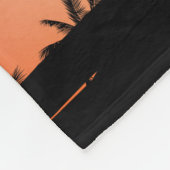 Couverture Polaire Les arbres tropicaux d'été (Coin)